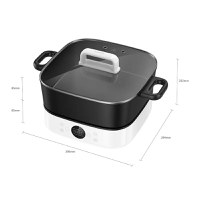Aparat pentru gatit Xiaomi Multifunctional Hot Pot Cooker 6L, 2000W - 8