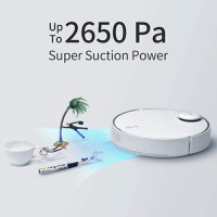 Aspirator robot 360 S9, Mop, WiFi, Bariere virtuale, Management multi-podele, 2650Pa, Suprafata 300mp + Laveta Mop - 3