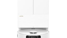 Aspirator robot cu mop MOVA E50 Pro Ultra Robot Vacuum, 30.000 Pa, 5.200mAh, 200 min, MaxiReach™, statie inteligenta, White