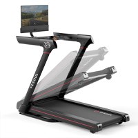 Banda de alergare YESOUL T3 Plus Treadmill, Black, inclinare 10%, pliere hidraulica, viteza max 14km/ora - 5