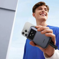 Baterie externa UGREEN 10000mAh Power Bank PB511, 30W, Incarcare bidirectionala, Cablu tip C incorporat, Gri - 4