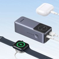 Baterie externa UGREEN 12000mAh 100W Fast Charging Power Bank PB724, 100W, Ecran digital LCD, Gri - 5