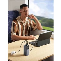 Baterie externa UGREEN 12000mAh 100W Fast Charging Power Bank PB724, 100W, Ecran digital LCD, Gri - 9