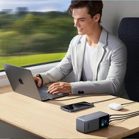 Baterie externa UGREEN 20000mAh 130W Fast Charging Power Bank PB721, 20000mAh, 130W, Ecran digital inteligent, Gri - 7