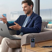 Baterie externa UGREEN 20000mAh 130W Fast Charging Power Bank PB721, 20000mAh, 130W, Ecran digital inteligent, Gri - 8