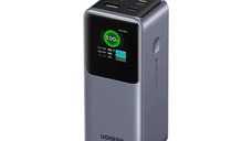 Baterie externa UGREEN 20000mAh 130W Fast Charging Power Bank PB721, 20000mAh, 130W, Ecran digital inteligent, Gri
