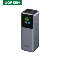 Baterie externa UGREEN 25000mAh 200W Fast Charging Power Bank PB722, 25000mAh, 200W, Ecran digital inteligent, Gri - 2