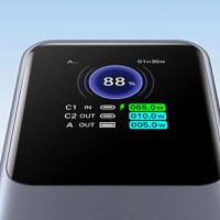 Baterie externa UGREEN 25000mAh 200W Fast Charging Power Bank PB722, 25000mAh, 200W, Ecran digital inteligent, Gri - 7