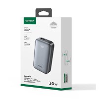 Baterie externa UGREEN Power Bank PB502, 10000mAh, incarcare bidirectionala rapida, 30W, Fast Charging Negru - 4