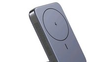 Baterie externa Wireless UGREEN Magnetic Power Bank PB206, 10000mAh, 20W, Atasare magnetica Black, Suport inclus