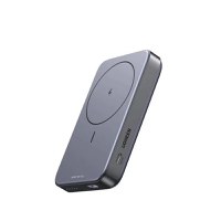Baterie externa Wireless UGREEN Magnetic Power Bank PB206, 10000mAh, 20W, Atasare magnetica Black, Suport inclus - 4