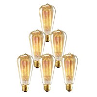 Bec smart cu filament Yeelight LED Filament Bulb ST64,E27, 6W, 500lm - 4