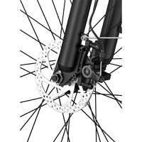 Bicicleta electrica Ulzomo Metro 26 E-bike, 250W, 36V 17Ah, autonomie 100km, viteza maxima 25km/h, Gray, 26'' - 3