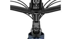 Bicicleta electrica Ulzomo Metro 26 E-bike, 250W, 36V 17Ah, autonomie 100km, viteza maxima 25km/h, Gray, 26''