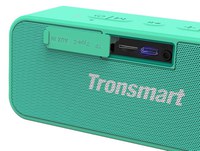 Boxa Portabila Tronsmart Element T2 Plus, 2x10W, Bluetooth, Waterproof IPX7, autonomie 24 ore Aqua green - 24