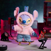 Breloc surpriza de plus MINISO, seria Disney Stitch GenZ Street Series-Vinyl Plush Pendant Blind Box, mai multe modele - 11