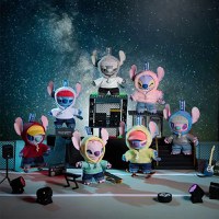 Breloc surpriza de plus MINISO, seria Disney Stitch GenZ Street Series-Vinyl Plush Pendant Blind Box, mai multe modele - 3