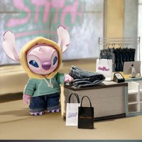 Breloc surpriza de plus MINISO, seria Disney Stitch GenZ Street Series-Vinyl Plush Pendant Blind Box, mai multe modele - 5