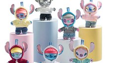Breloc surpriza de plus MINISO, seria Disney Stitch GenZ Street Series-Vinyl Plush Pendant Blind Box, mai multe modele