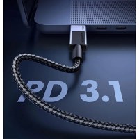 Cablu de date si incarcare UGREEN USB-C to USB-C PD 3.1 Fast Charging Cable L513, USB C la USB C, Negru, 1m - 3