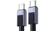 Cablu de date si incarcare UGREEN USB-C to USB-C PD 3.1 Fast Charging Cable L513, USB C la USB C, Negru, 1m
