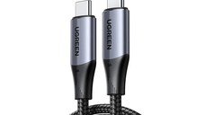 Cablu de incarcare si date UGREEN USB 3.2 Gen 2, UBS-C la USB-C, 1 m, Negru