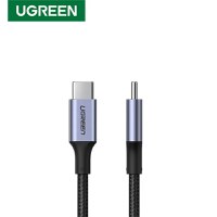 Cablu de incarcare si date UGREEN USB-C Cable Aluminum Case with Braided, USB-C la USB-C, 2 m, Negru - 2
