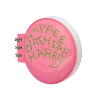 Caiet cu spirala MINISO, seria Harry Potter (Forma rotunda roz) (80 de coli) - 3