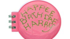 Caiet cu spirala MINISO, seria Harry Potter (Forma rotunda roz) (80 de coli)