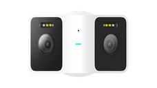 Camera de supraveghere exterior Xiaomi Outdoor Camera CW100 Dual 2K, doua obiective, alba, cu fir