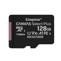 Card memorie KINGSTON 128GB Canvas Select Plus cu adaptorSD, MicroSDTM HC UHS-I, Clasa 10, V10, UHS-I U1, performanta Android A1 - 1