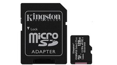 Card memorie KINGSTON 128GB Canvas Select Plus, SD adaptor, MicroSDTM HC UHS-I, Clasa 10, V10, UHS-I U1, performanta Android A1