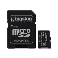 Card memorie KINGSTON 64GB Canvas Select Plus cu adaptor SD, MicroSDTM HC UHS-I, Clasa 10, V10, UHS-I U1, performanta Android A1 - 2