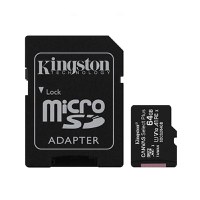 Card memorie KINGSTON 64GB Canvas Select Plus cu adaptor SD, MicroSDTM HC UHS-I, Clasa 10, V10, UHS-I U1, performanta Android A1 - 2