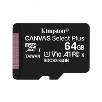 Card memorie KINGSTON 64GB Canvas Select Plus cu adaptor SD, MicroSDTM HC UHS-I, Clasa 10, V10, UHS-I U1, performanta Android A1 - 1