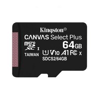 Card memorie KINGSTON 64GB Canvas Select Plus cu adaptor SD, MicroSDTM HC UHS-I, Clasa 10, V10, UHS-I U1, performanta Android A1 - 1