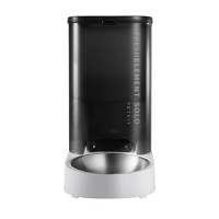 Dozator automat mancare pisici PETKIT Fresh Element Solo - Smart Pet Feeder, Dark Grey, capacitate 3L, aplicatie mobila - 2