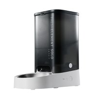 Dozator automat mancare pisici PETKIT Fresh Element Solo - Smart Pet Feeder, Dark Grey, capacitate 3L, aplicatie mobila - 1