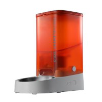 Dozator automat mancare pisici PETKIT Fresh Element Solo - Smart Pet Feeder, Orange, capacitate 3L, aplicatie mobila - 1