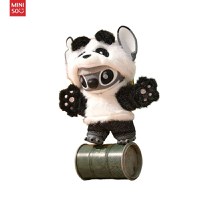 Figurina de plus MINISO, seria Disney Vinyl Toy: Stitch “GenZ Street Style” Panda Version (Limited Edition) - 2