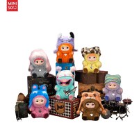 Figurina surpriza de plus MINISO, seria WAKUKU Fuzzy Trendy Fun Party Series Plush Blind Box, mai multe modele - 2
