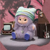 Figurina surpriza de plus MINISO, seria WAKUKU Fuzzy Trendy Fun Party Series Plush Blind Box, mai multe modele - 3