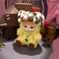 Figurina surpriza de plus MINISO, seria WAKUKU Fuzzy Trendy Fun Party Series Plush Blind Box, mai multe modele - 4