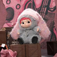 Figurina surpriza de plus MINISO, seria WAKUKU Fuzzy Trendy Fun Party Series Plush Blind Box, mai multe modele - 5