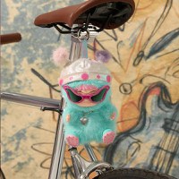 Figurina surpriza de plus MINISO, seria WAKUKU Fuzzy Trendy Fun Party Series Plush Blind Box, mai multe modele - 6