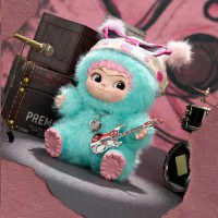 Figurina surpriza de plus MINISO, seria WAKUKU Fuzzy Trendy Fun Party Series Plush Blind Box, mai multe modele - 10