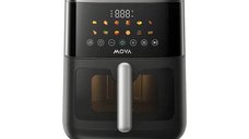 Friteuza cu aer cald MOVA AeroChef FD10 Pro Max, 6L, 2000W, 12 programe inteligente