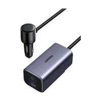 Incarcator auto UGREEN 150W 4-Port GaN Fast Car Charger EC706, 1 x USB A, 3 x USB C, Gri - 6
