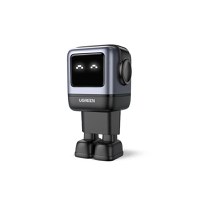 Incarcator rapid retea robot UGREEN Nexode RG 65W 3-Port GaN Fast Charger EU, 2 x USB-C + 1 X USB-A, Negru - 1