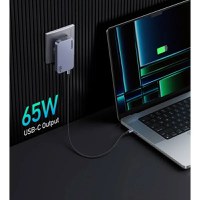 Incarcator rapid retea UGREEN Nexode Pro 65W 3-Port GaN Ultra-Slim Fast Charger X753, 2 x USB C + 1 x USB A, Gri - 4